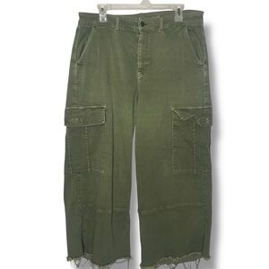 American Eagle Outfitters Olive Wide Leg Pants